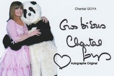 CHANTAL GOYA  - Autographe