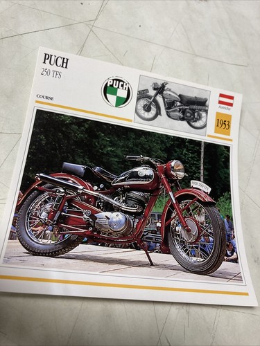 Puch 250 tfs 1953 carte - 250,