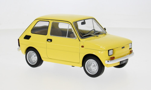 Fiat 126 1972 jaune voiture - fiat,