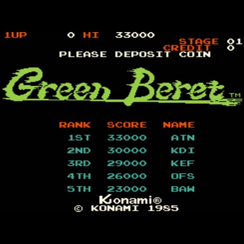 Pcb jamma konami green beret - pcb,