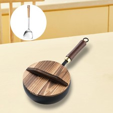 Pan de cuisson Wok Cuisine Pan polyvalent martelé pour le gaz électrique à