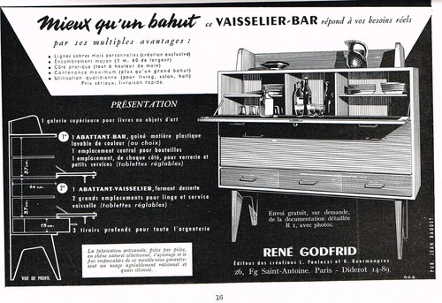 Advertising 1953 rene godfrid - rene,