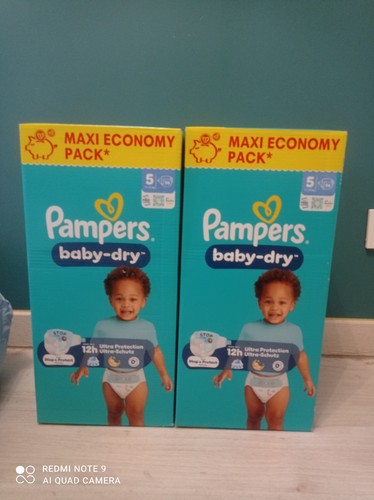 Lot cartons neufs pampers - lot,