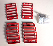Original 1980's New Old Stock Vespa PK 50 Shutter Blind Indicator covers in Red