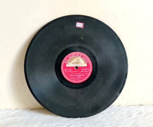 Disque ancien gramophone hmv - disque,