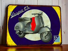 Plaque métal Vespa GS