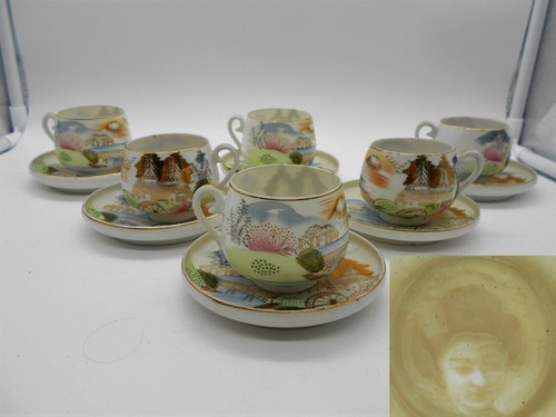 Service petites tasses - 6, &