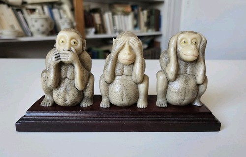 Les trois singes sagesse - de,