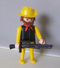 PLAYMOBIL (P506) SAFARI - Explorateur Jaune & Noir Vintage 3413 3433