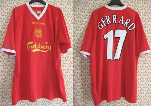 Maillot liverpool 2001 reebok - maillot,