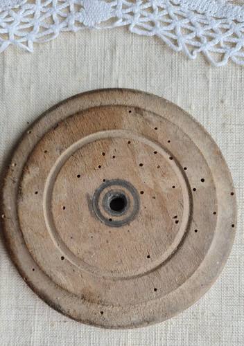 Ancienne roue bois jouet - de,