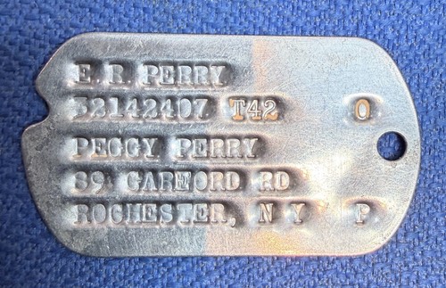 Militaria usa dog - tag, ww2