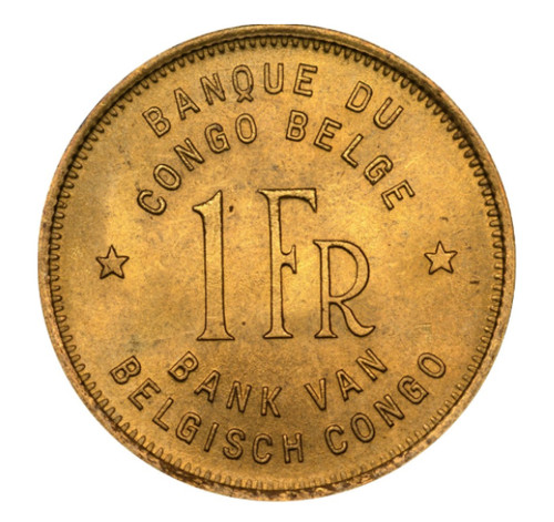 Pièce franc congo - pièce, 1