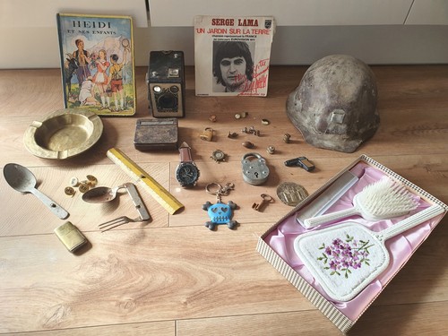 Lot ancien objet brocante - de,