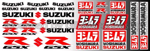 Suzuki gsxr sticker set - suzuki,