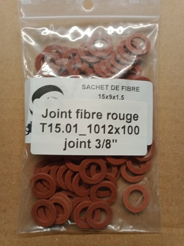 100 joints fibre rouge - , 3/8"