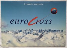 Mint condition, vintage Crossair "...presents EuroCross"  brochure (1998)