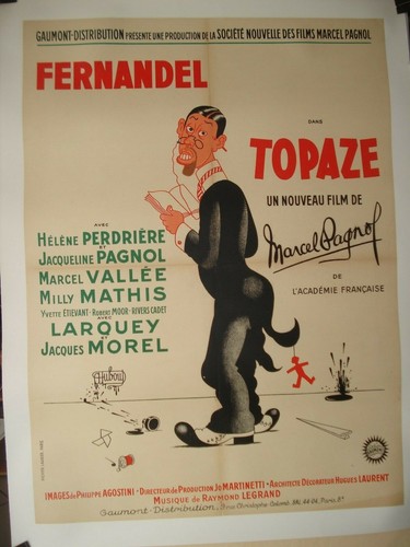 Cinema affiche topaze - -, "topaze