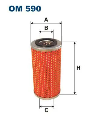 Filtre huile cartouche - filtre, à