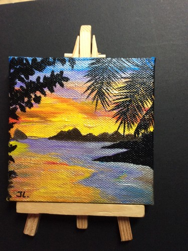 Peinture sur toile 10x10 - toile,