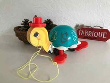 16⚜️ Vintage Fisher Price Turtle Toy Ref: 773