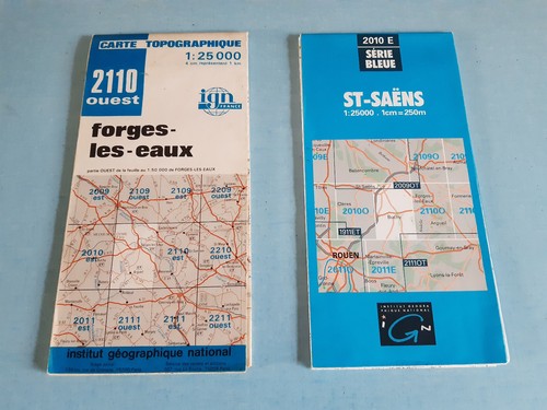 Lot cartes ign série - lot, 2
