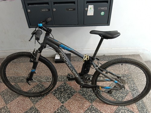Rockrider vtt noir - rockrider, noir/bleu