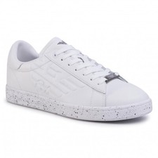 Emporio Armani Ea7 Chaussure Sneaker Unisex Blanc X8X001 XK150 M504 TL 6,5 OFFRE