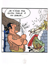 UDERZO: CAREFERRIX - SERIGRAPHIE - ASTERIX - OBELIX - Comme Neuf