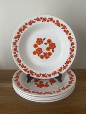 Vintage Lot De 5 Assiettes