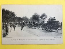 PARIS Transport Circulation HITCH CARRIAGE BIKE a day of HORSE RACING
