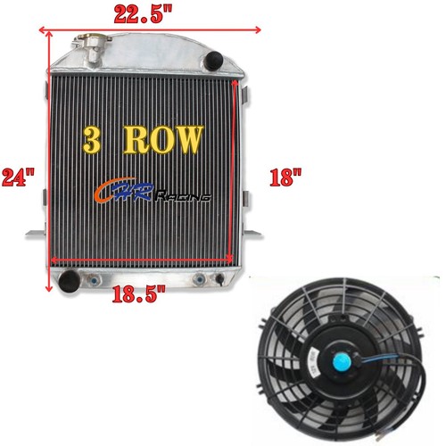 Row aluminum radiator - 3, radiator+fan