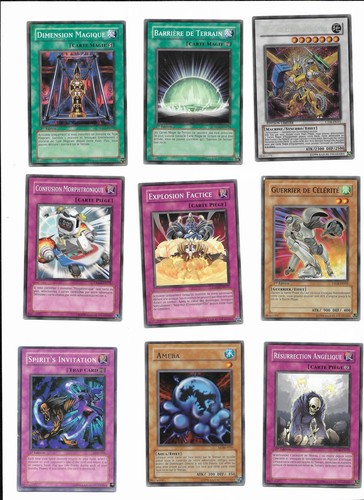 Konami lot 18 cartes - konami, yu-gi-oh!