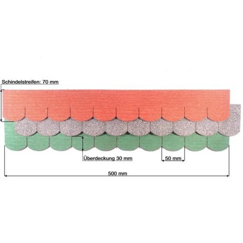 Bardeaux tuiles forme - tuiles,