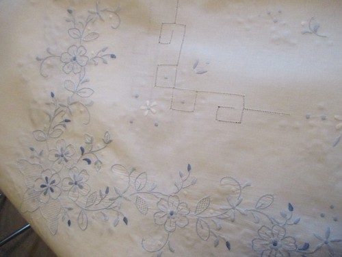 Nappe ancienne coton - ancienne,