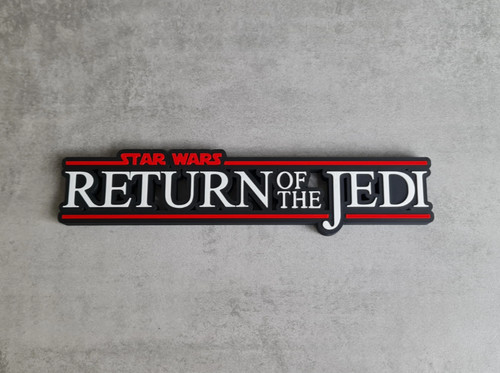 Plaque logo star - star, wars