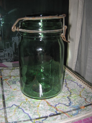 Ancien bocal verre - -ancien, en