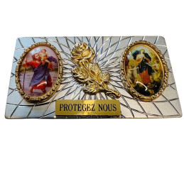 Plaque auto saint - , christophe