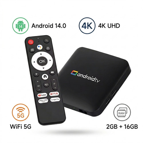 Smart box android 4k - smart, tv