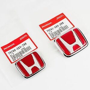 Jeu insignes rouges - d'insignes,