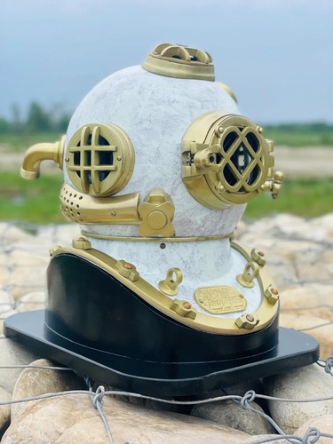 Casque plongée vintage - plongée,