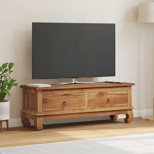 Meuble TV Naturel 110 x 35 x