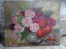 Huile sur bois Nature Morte