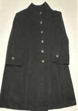 Vanina A-Line Over Coat Womens Size M Lana Laine Wool Cashmere Blend Italy