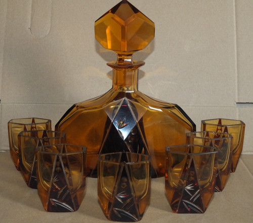 Service liqueur art deco - ,