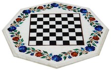 18 " Marbre Échecs Table