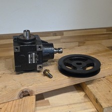 OEM JOHN DEERE 425 445 455 TRACTOR MOWER GEARBOX CASE AND 54 INCH DECK PULLEY