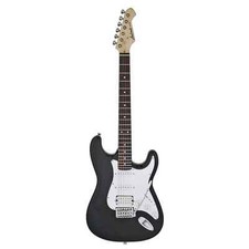 Aria Pro II E-Guitare STG-004-BK Noir
