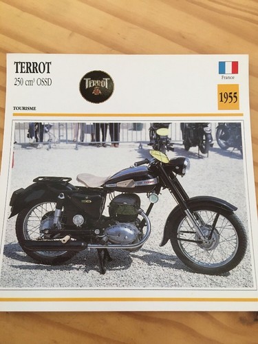 Terrot 250 cm3 ossd 1955 - terrot, carte