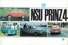 Catalogue brochure prospekt NSU Prinz 4 1965 FR - en français